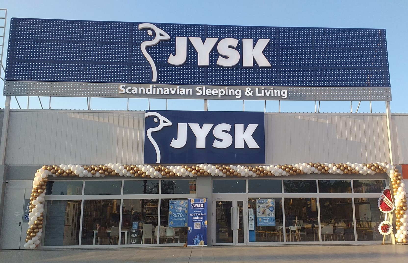 JYSK MAĞAZAMIZ AÇILDI.
