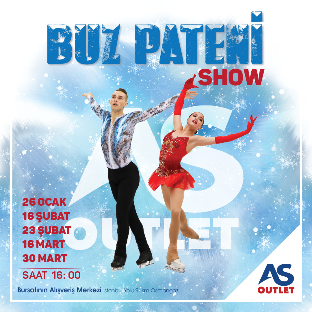 AS OUTLET'TE MUHTEŞEM BUZ PATENİ SHOW...