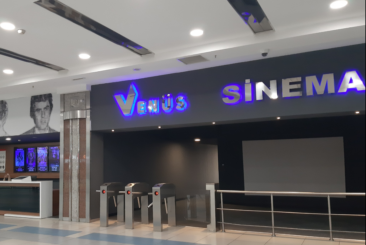 VENÜS SİNEMALARI AS OUTLET 2.KATTA AÇILDI.