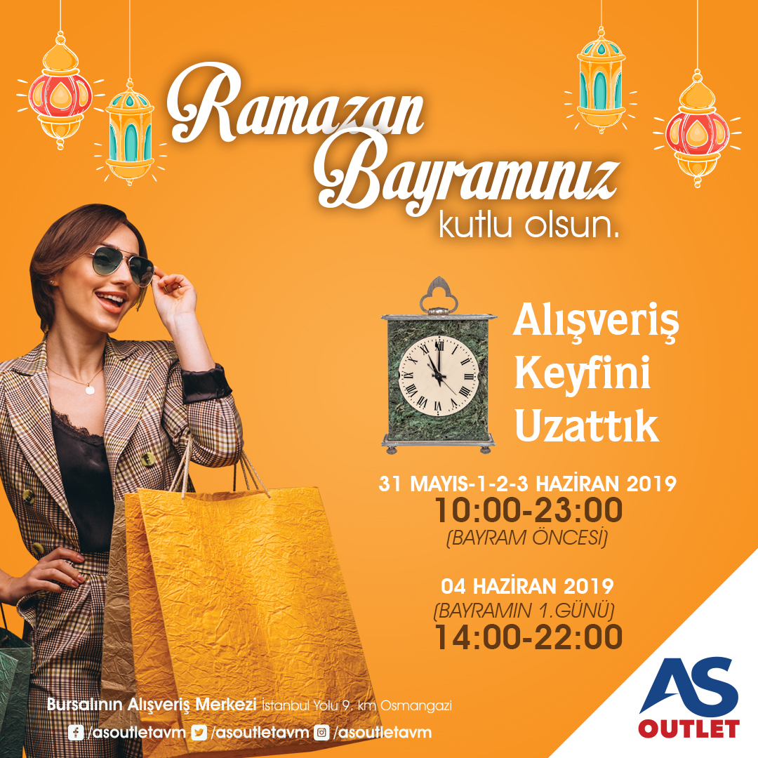 RAMAZAN BAYRAMI AVM AÇILIŞ KAPANIŞ SAATLERİ