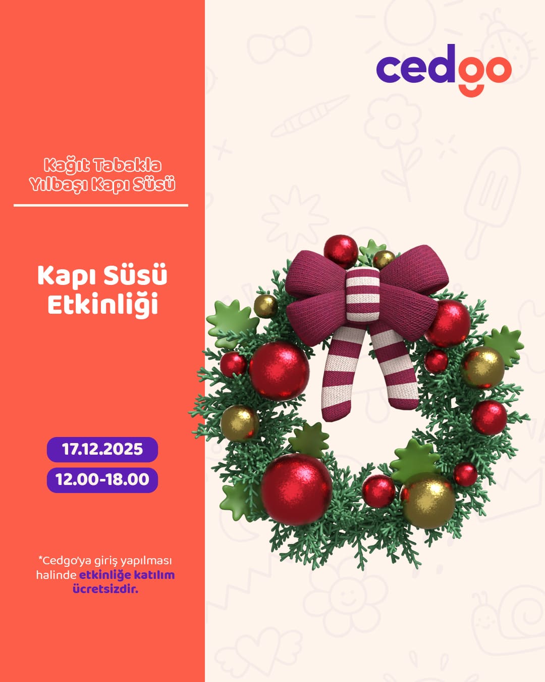 CEDGO " KAPI SÜSÜ ETKİNLİĞİ"